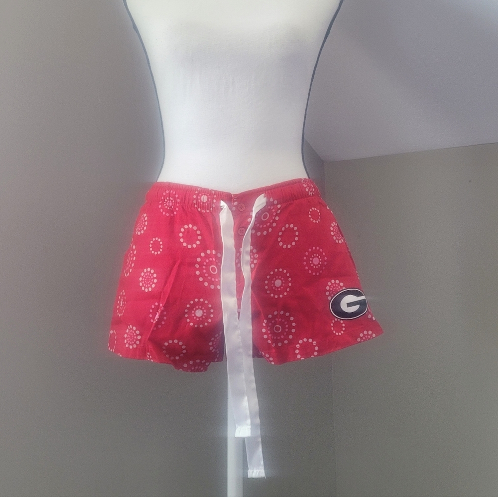 Georgia Bulldogs Womens Pajama Shorts